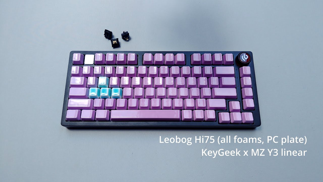Creamy and smooth keyboard | KeyGeek x MZ Y3 | Leobog Hi75