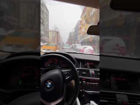 Araba Snap|Bmw X3|Gündüz|Karlı Hava