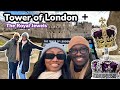 TOWER of LONDON Walking Tour + Queen Elizabeth&#39;s CROWN | LONDON VLOG DAY 3