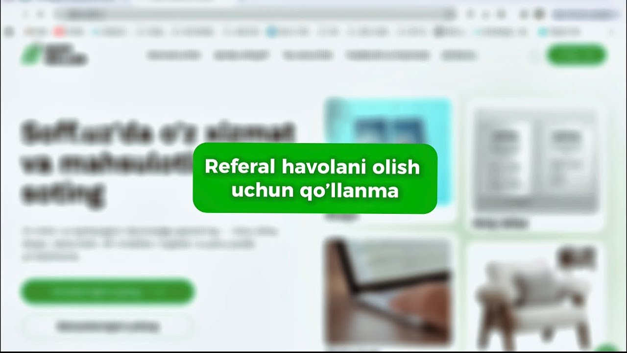Referal havoladan foydalanish.