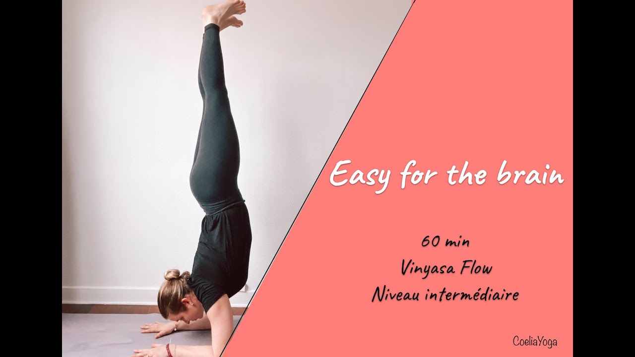 60 min Yoga Vinyasa Flow - Easy for the brain - YouTube