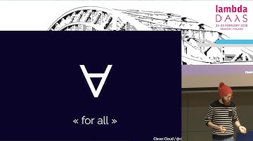 Lambda Days 2018 - Clément Delafargue - TDD as in Type-Driven Development