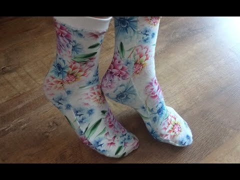 Как сшить носки из старых вещей выкройка пошагово