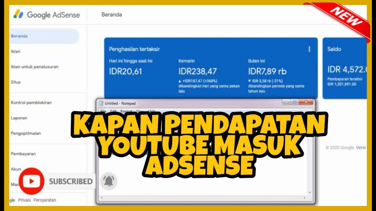 Misteri Pembayaran Adsense: Apakah Pendapatan Dua Channel Selalu Masuk Bersamaan?