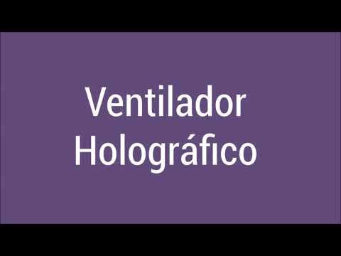 Você sabe como funciona um Ventilador Holográfico?