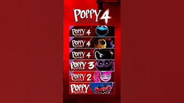 Poppy Playtime Chapter 1 2 3 4 - All Banners Evolution #shorts #poppyplaytime #shortvideo