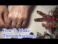 5 Handmade Jewelry Ideas | How To Make Thread Necklace, Bracelet , Earrings At Home