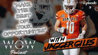 Make The Best Of Your Opportunities- Jagger Giles Interview: Ep 3.#d1football #collegefootball