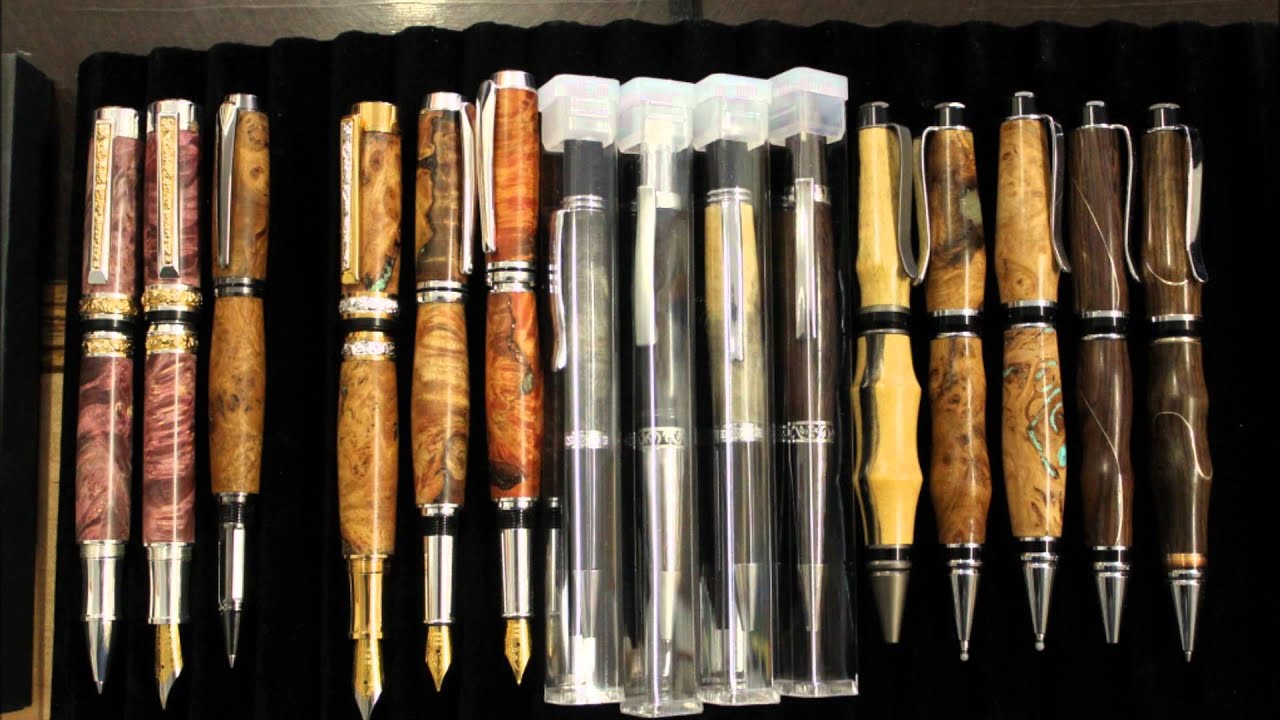 Sculpted Wood, Custom Pens and handmade Pens - YouTube
