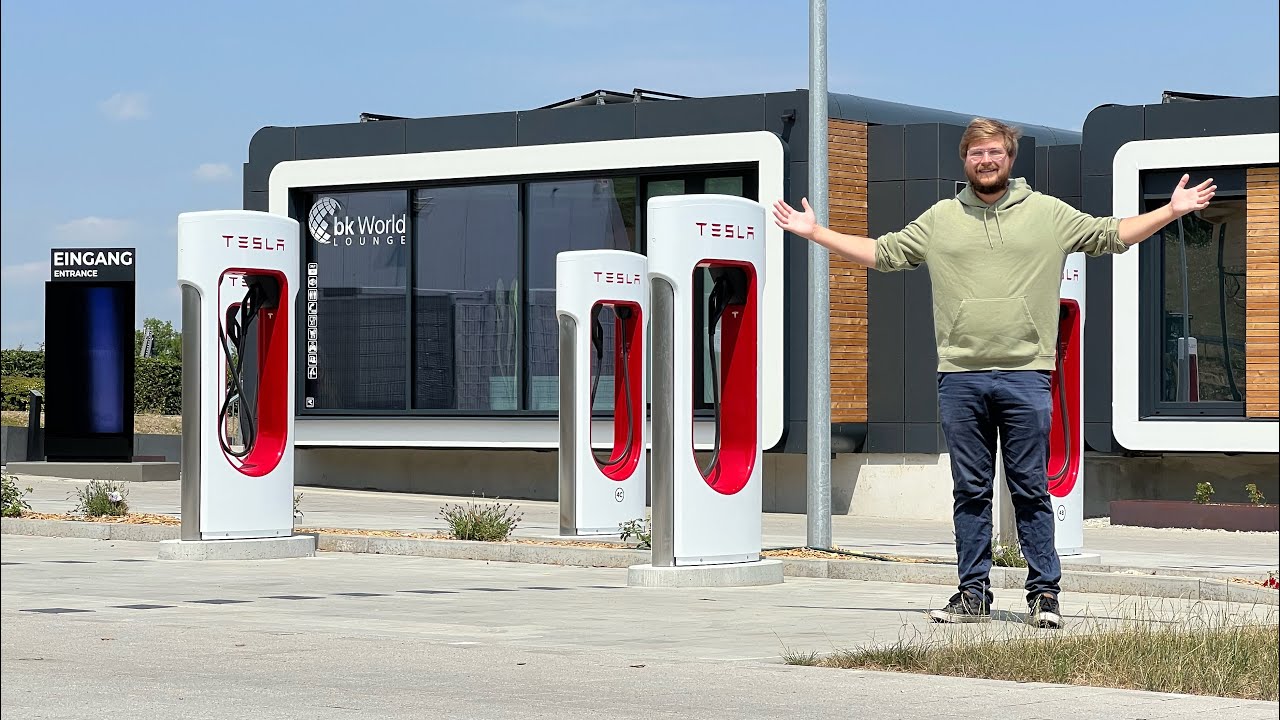 Tesla Deploys Cubic Lounges at Supercharger Station with Automated  Espresso, Meals, and Extra 