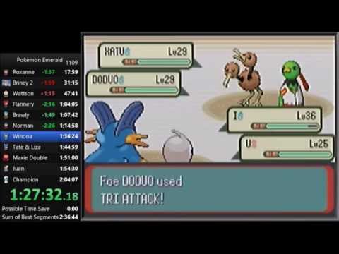 Pokemon Emerald Any% Speedrun in 1:58:54