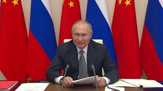 Переговоры с Председателем КНР Си Цзиньпином  Владимир Путин
