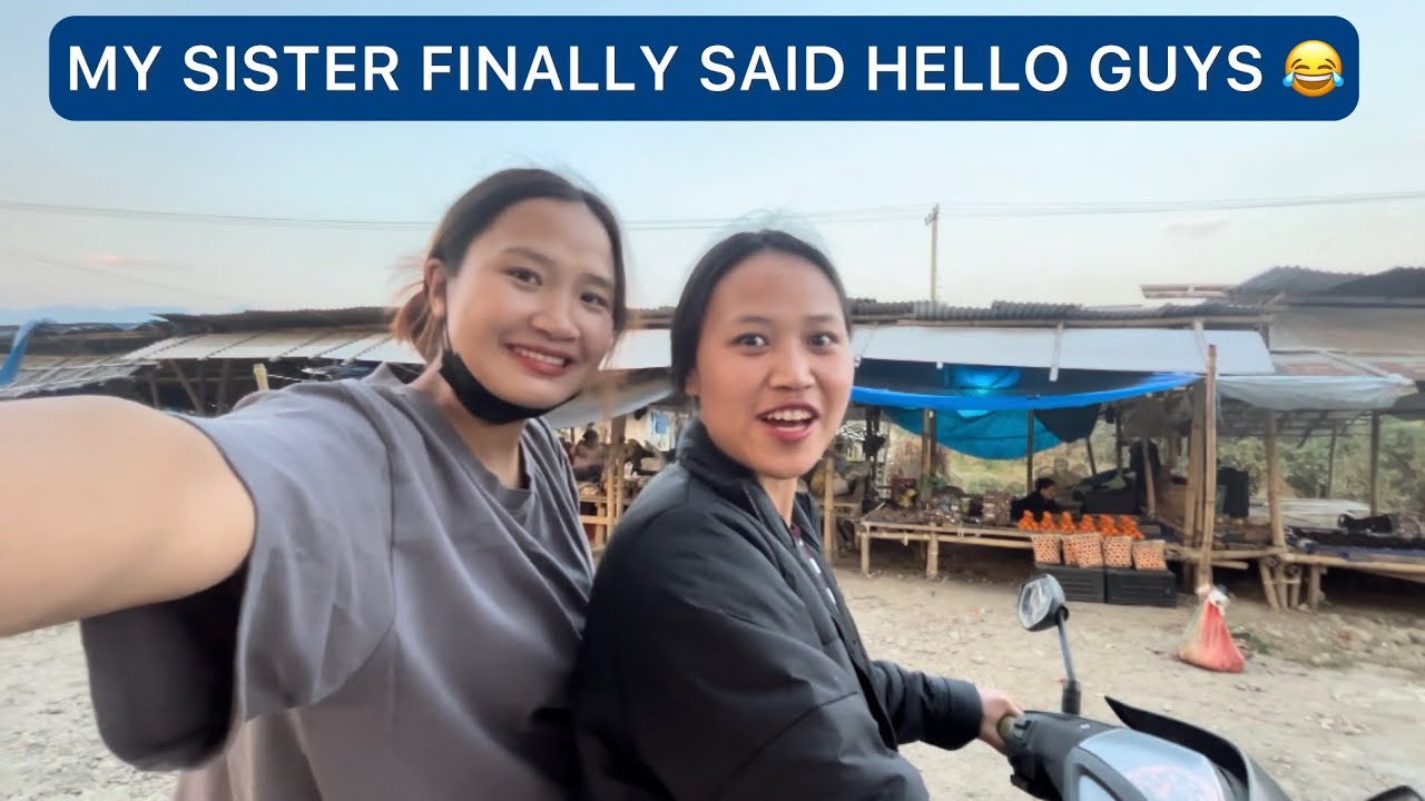 My Sister Finally Said Hello Guys 😂😍