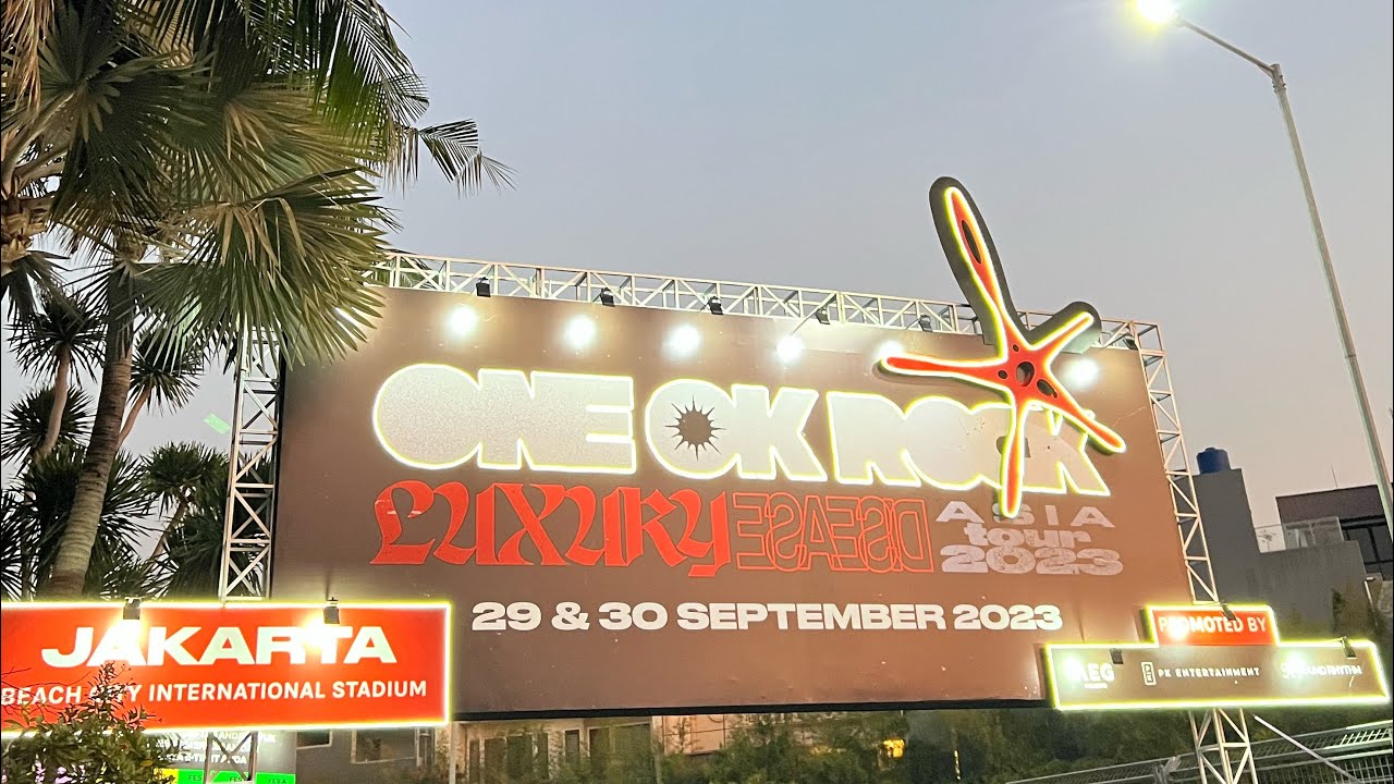 ONE OK ROCK ASIA TOUR 2023 INDONESIA‼️OORINJAKARTA2023 Live at BEACH CITY INTERNATIONAL STADIUM