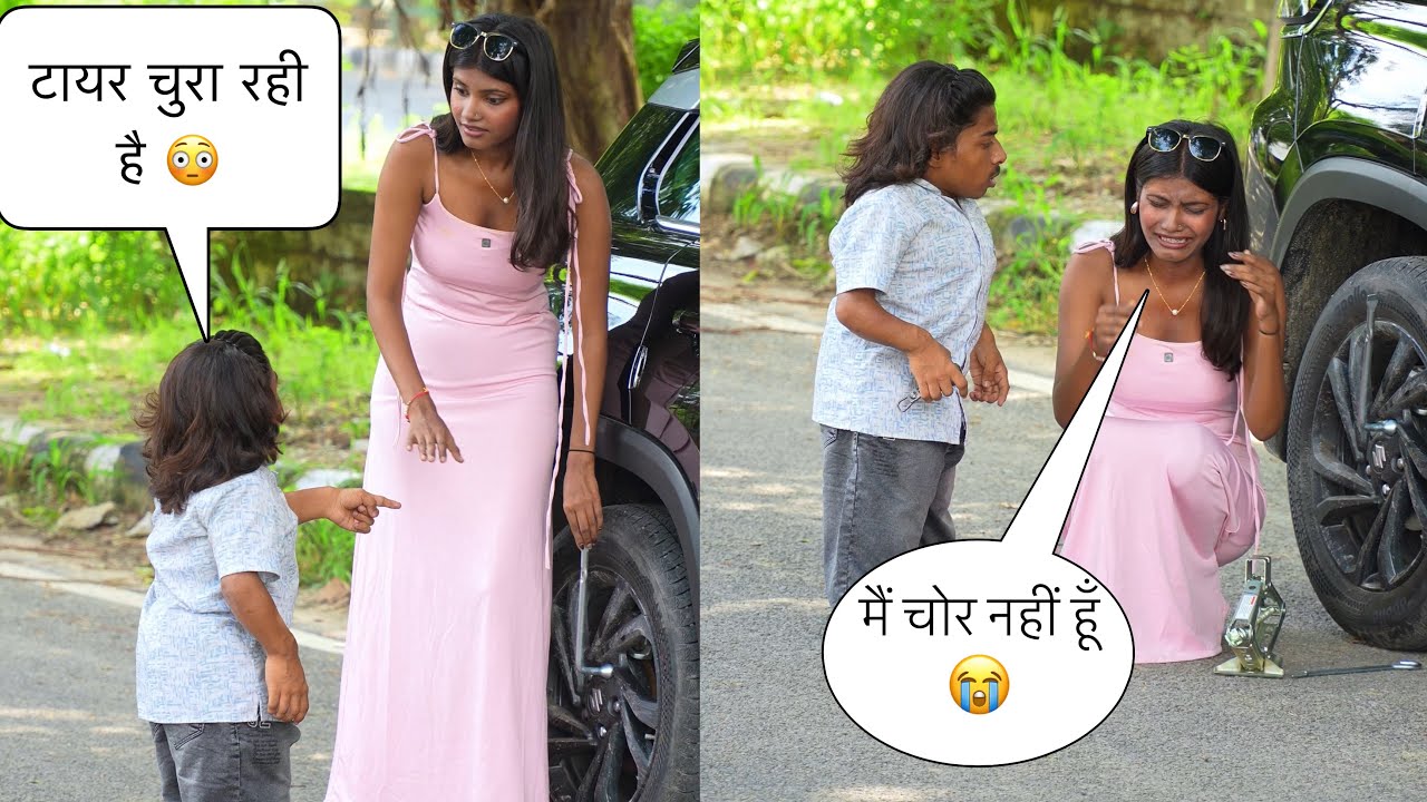 लड़की को पकड़ा चोरी करते हुये 😳 | Prank On Cute Girl 😜 | The Real Satish