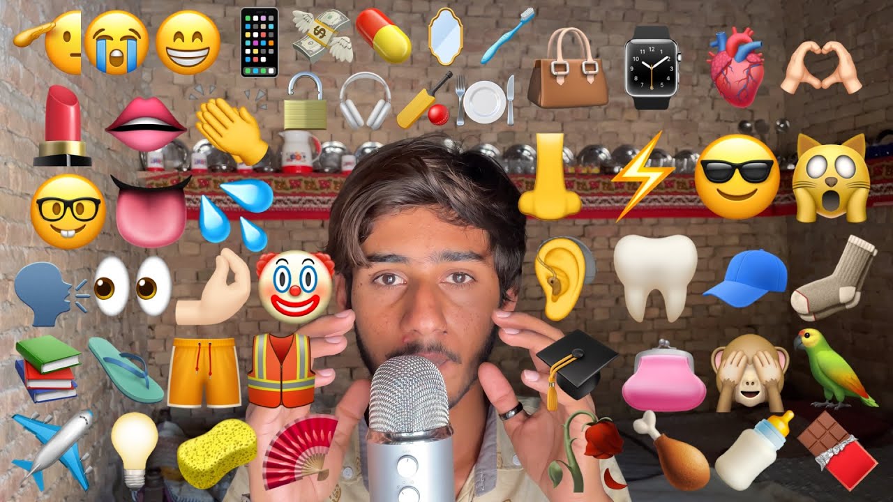 ASMR Emoji Challenge 🤌🏻👄💄🦷✨