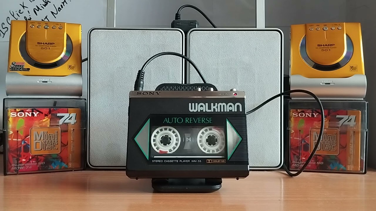 Sony radio cassette player WM 55 Black Test and Ship - YouTube