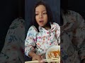 Kakak shabira korea makan ayam teriyaki + kentang mustofa #ayamteriyaki #makan