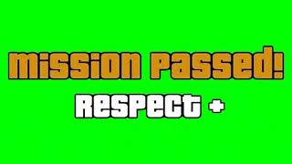 Mission passed respect Green Screen  (No copyright)