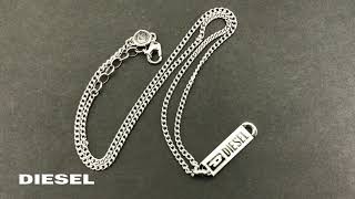 【商品紹介】DIESEL　ディーゼル　プレートネックレス　DX1228040