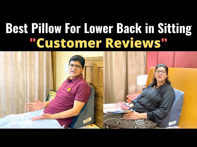 Best Pillow for Sitting in Bed, Lower Back Support for Office Chair, Back  Pillow for Lower Back Pain 