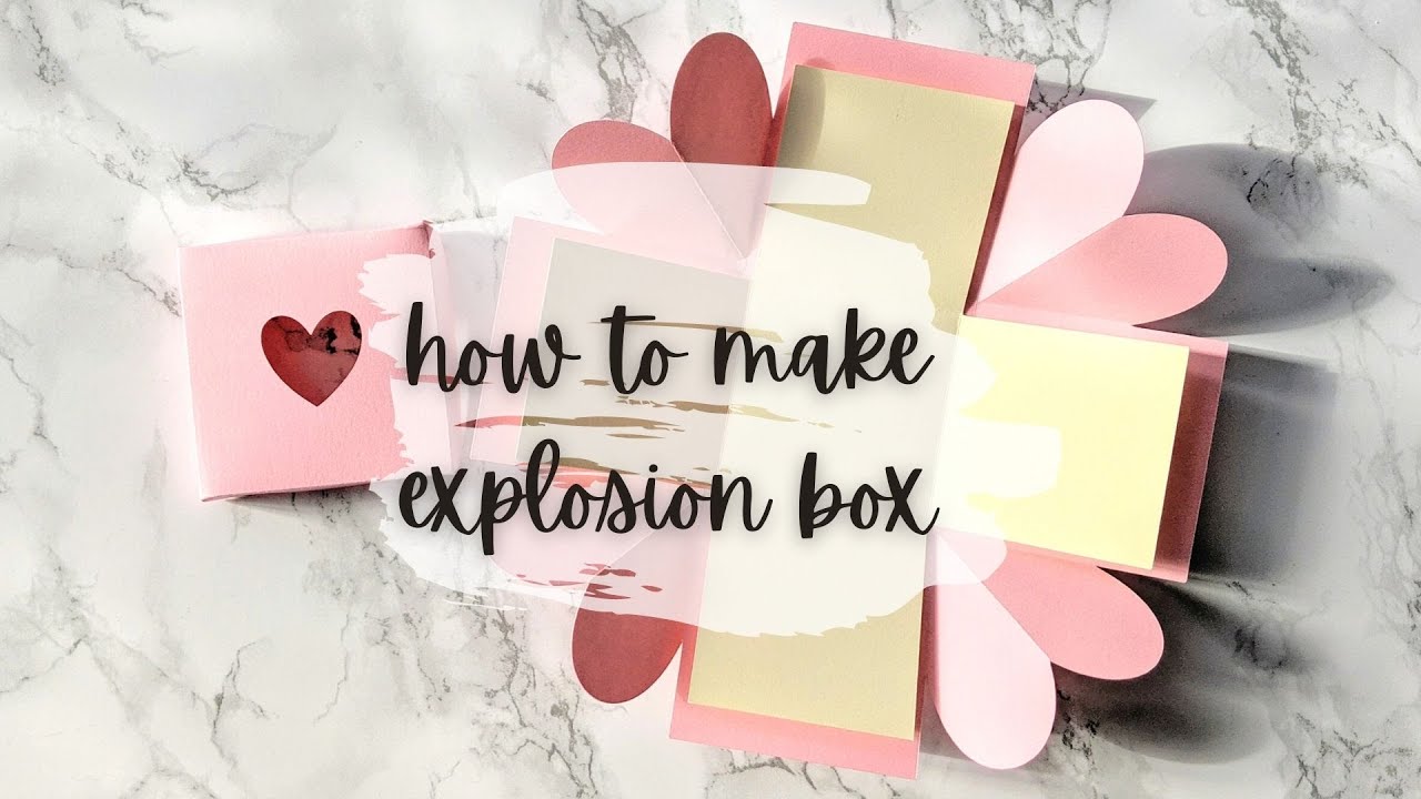 Make an Exploding Box with this Free Printable Template