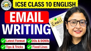 ICSE 2026 | Email Writing in 5 Mins 🔥 ICSE Class 10 🔥 Latest Format + Tricks | Nikita Singh