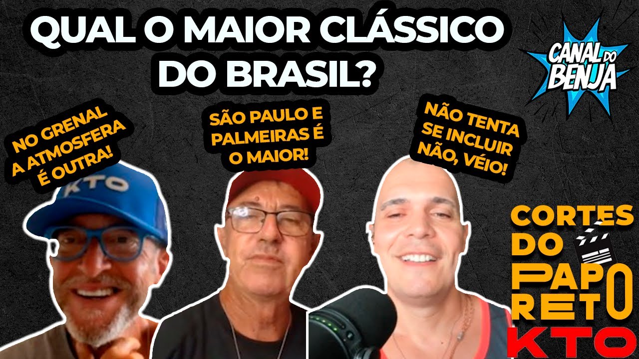 QUAL É O MAIOR CLÁSSICO DO BRASIL? - 92 CORTE DO PAPO RETO - YouTube