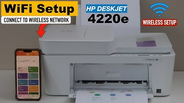 HP DeskJet 4220e WiFi Setup, Connect To WiFi, Add In iPhone For Wireless Printing & Scanning 1
