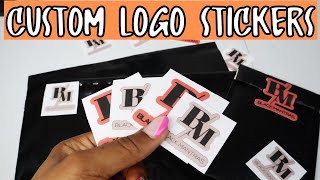 HOW TO MAKE CUSTOM LOGO STICKERS FOR YOUR BUSINESS | Start A Business On A  Budget in 2022