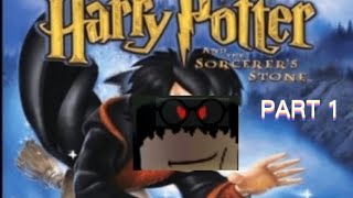 Harry Potter AND THE SORCERER'S STONE PS1 emulator part 1