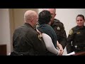 Man struggles against deputies as he is sentenced for murdering a 4 year old Graphic Content