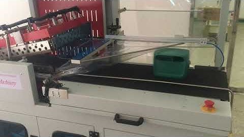 Tissue box automatic L bar sealer POF shrink wrapping/packaging machine