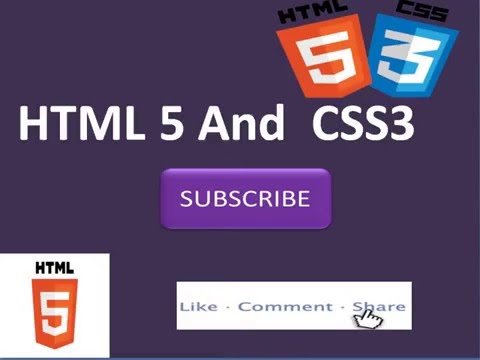 HTML5 AND CSS3 2016:Html5 and Css3 tutorial _6