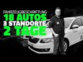 Fahrzeugbeschriftung: Schritt für Schritt zum neuen Gewandt | Flotte: 18 Autos in nur 2 Tagen