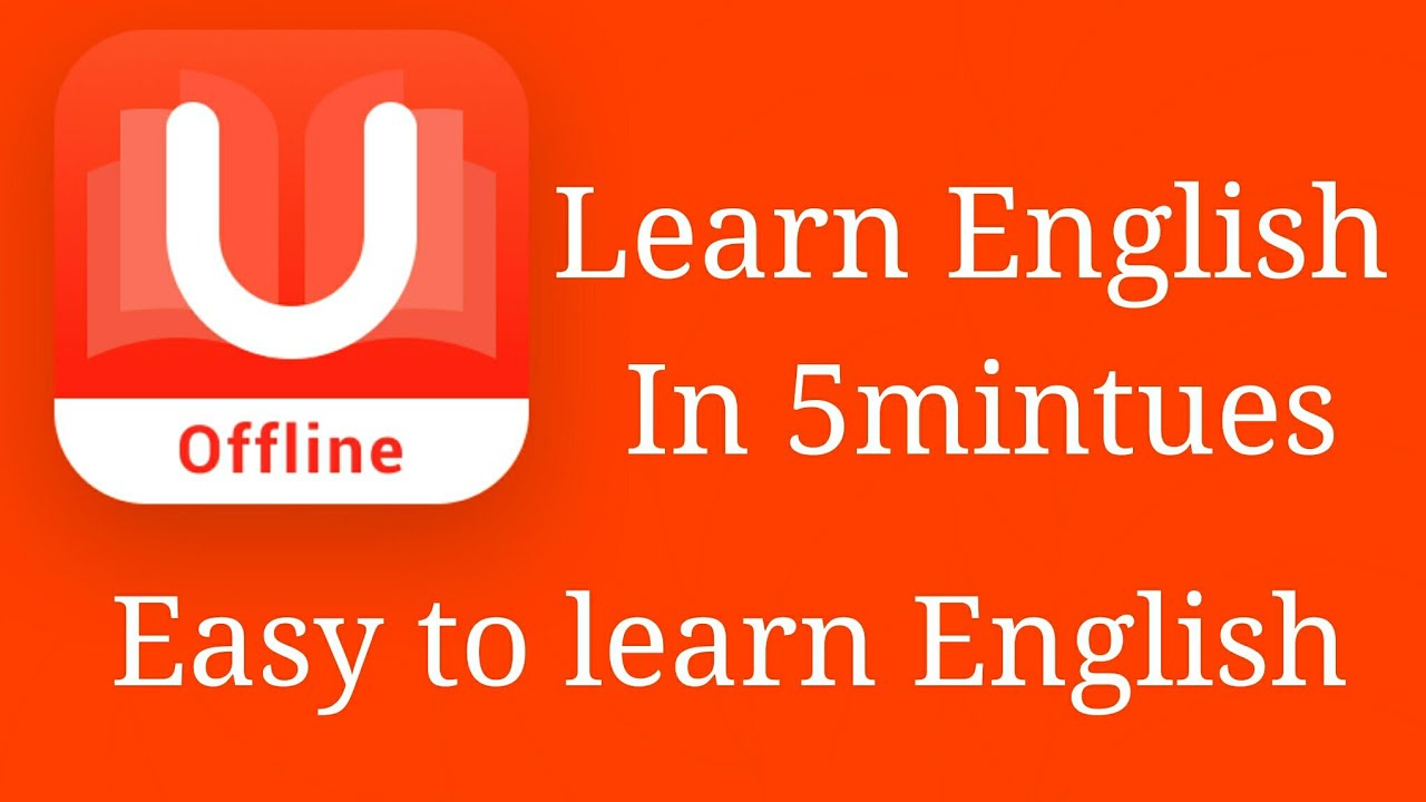 How to learn English! very useful app u dictionary