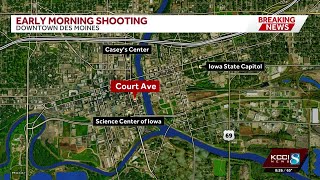 Man shot on Court Avenue in Des Moines expected to recover