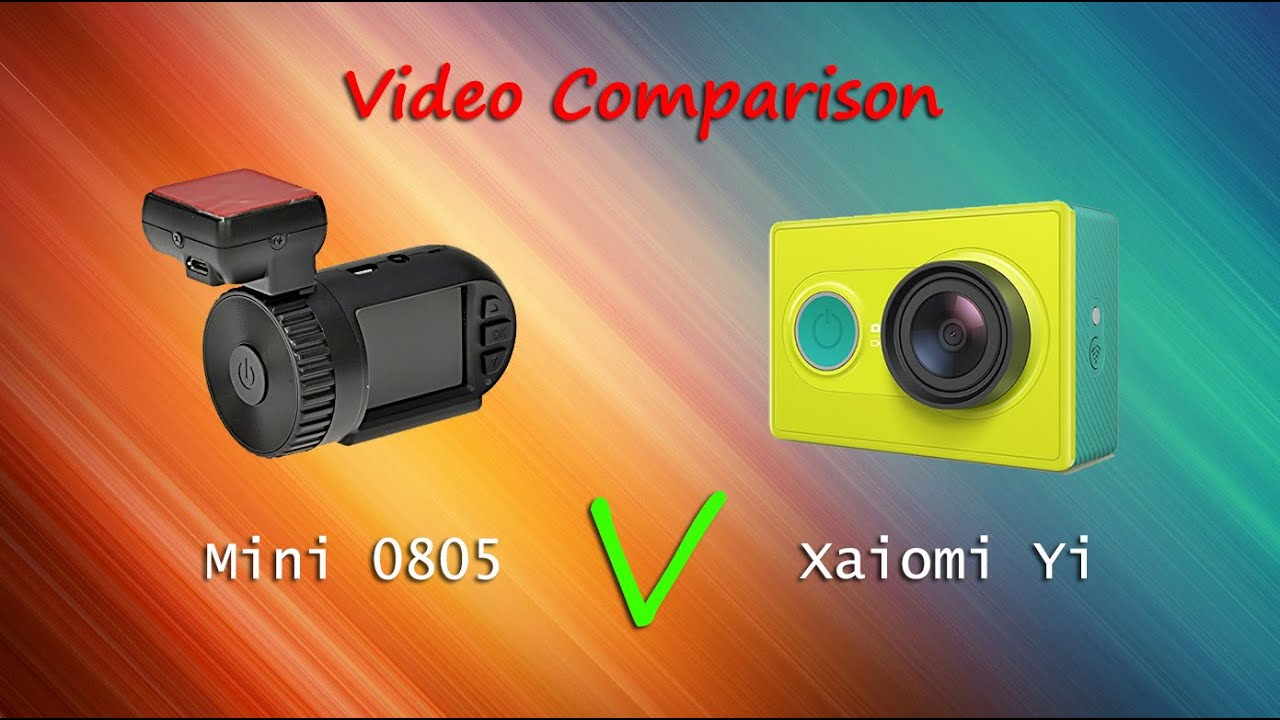 gaming logo E-Prance Mini 0805 v Xaiomi Yi 1080p HD Video Comparison