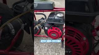 Nitro mini customz ⚙️customer bike - Ghost 212 with 28mm pwk carb ‼️ #minibike #nitrominicustomz #