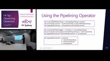 Write Clean Code using the Pipelining Operator in F# - Jorge Fioranelli