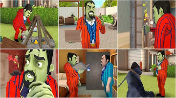 Scary Stranger 3D Version 5.2 | All Start Level Animation Scenes