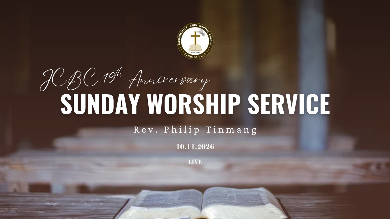 JCBC 19th Anniversary Service | Sermon: Rev. Philip Tinmang | October 11, 2026