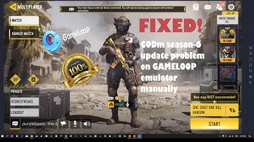 CALL OF DUTY: MOBILE - Fix Manually Gameloop Emulator  Update Problem | New Season  | 2020