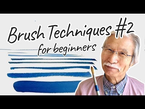 [Eng sub] Brush Techniques for Beginners #2 | Watercolor Painting | Easy tutorial