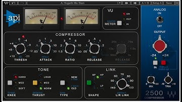 Testing The Waves API 2500 Compressor: Modeled vintage compressor plugin