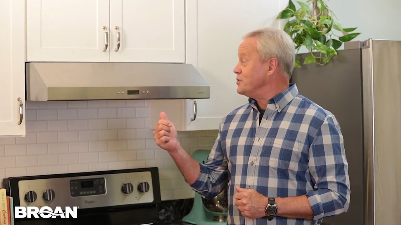 EZ1 Broan Range hood installation system - YouTube