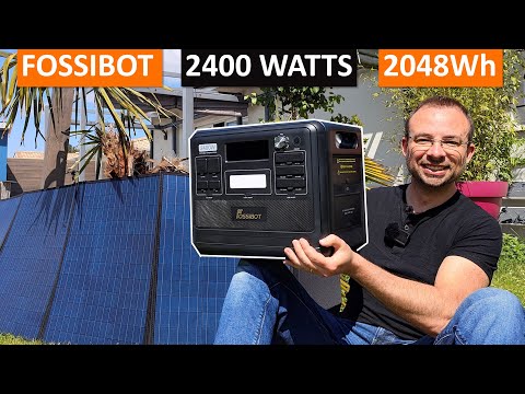 Station électrique portable FOSSiBOT F2400 - 2400W, stockage 2048 Wh  (Entrepôt EU) –