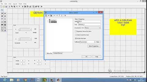 gerak parabola dengan slider matlab oleh Ardi A. Siburian, Faperika UR