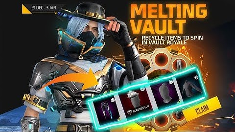 Free Fire Send Me Mail Box || MELTING VAULT || Event  All My Rare Bundles..🤩
