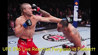 UFC 296 Live Reaction Ferguson vs Pimblett